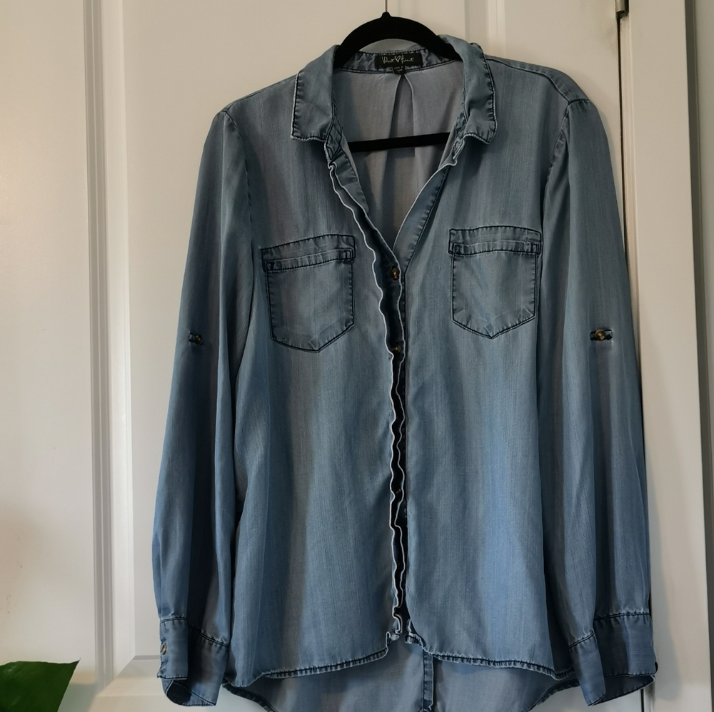 Chambray Button Up Shirt